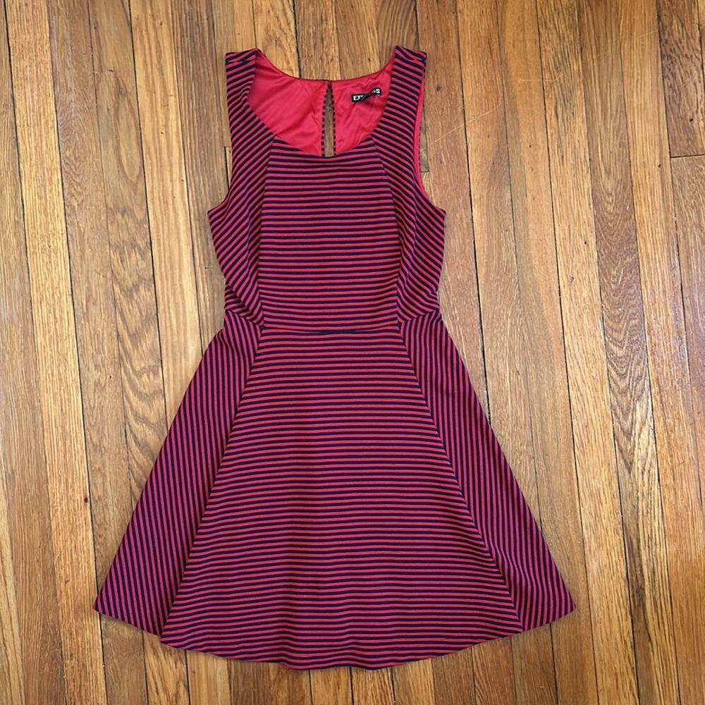 Women’s Striped Skater dress by Express